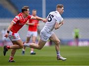 28 April 2024; Daniel Flynn of Kildare in action against Anthony Williams of Louth during the Leinster GAA Football Senior Championship semi-final match between Kildare and Louth at Croke Park in Dublin. Photo by Piaras Ó Mídheach/Sportsfile