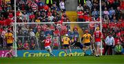 28 April 2024; Alan Connolly of Cork fails to connect with the sliotar, in the 30th minute, during the Munster GAA Hurling Senior Championship Round 2 match between Cork and Clare at SuperValu Páirc Ui Chaoimh in Cork. Photo by Ray McManus/Sportsfile