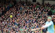 28 April 2024; Supporters in the Mackey stand during the Munster GAA Hurling Senior Championship Round 2 match between Limerick and Tipperary at TUS Gaelic Grounds in Limerick. Photo by Tom Beary/Sportsfile