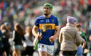 28 April 2024; Noel McGrath of Tipperary leaves the pitch after his isde's defeat in the Munster GAA Hurling Senior Championship Round 2 match between Limerick and Tipperary at TUS Gaelic Grounds in Limerick. Photo by Brendan Moran/Sportsfile