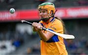 28 April 2024; Abby Walsh of Clare during the Munster Senior Camogie Championship semi-final match between Cork and Clare at SuperValu Páirc Ui Chaoimh in Cork.