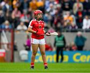 28 April 2024; Sophia Considine of Cork during the half time camogie game between Cork and Clare at the Munster GAA Hurling Senior Championship Round 2 match between Cork and Clare at SuperValu Páirc Ui Chaoimh in Cork. Photo by Ray McManus/Sportsfile
