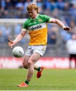 28 April 2024; Cormac Egan of Offaly during the Leinster GAA Football Senior Championship semi-final match between Dublin and Offaly at Croke Park in Dublin. Photo by Shauna Clinton/Sportsfile