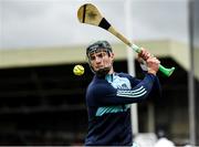 28 April 2024; David McCarthy of Limerick warms up before the Munster GAA Hurling Senior Championship Round 2 match between Limerick and Tipperary at TUS Gaelic Grounds in Limerick. Photo by Tom Beary/Sportsfile