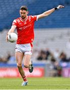 28 April 2024; Ciarán Downey of Louth during the Leinster GAA Football Senior Championship semi-final match between Kildare and Louth at Croke Park in Dublin. Photo by Piaras Ó Mídheach/Sportsfile