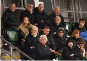 29 April 2024; Managers including Harry Kenny, Stephen Kenny and Shelbourne manager Damien Duff watch on during the SSE Airtricity Men's Premier Division match between Shamrock Rovers and Drogheda United at Tallaght Stadium in Dublin. Photo by Stephen McCarthy/Sportsfile