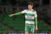 29 April 2024; Cory O'Sullivan of Shamrock Rovers during the SSE Airtricity Men's Premier Division match between Shamrock Rovers and Drogheda United at Tallaght Stadium in Dublin. Photo by Stephen McCarthy/Sportsfile
