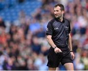28 April 2024; Referee Paul Faloon during the Leinster GAA Football Senior Championship semi-final match between Dublin and Offaly at Croke Park in Dublin. Photo by Piaras Ó Mídheach/Sportsfile