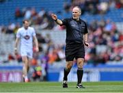 28 April 2024; Referee Conor Lane during the Leinster GAA Football Senior Championship semi-final match between Kildare and Louth at Croke Park in Dublin. Photo by Piaras Ó Mídheach/Sportsfile