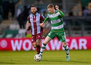 29 April 2024; Darragh Nugent of Shamrock Rovers during the SSE Airtricity Men's Premier Division match between Shamrock Rovers and Drogheda United at Tallaght Stadium in Dublin. Photo by Stephen McCarthy/Sportsfile