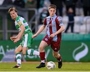 29 April 2024; Warren Davis of Drogheda United during the SSE Airtricity Men's Premier Division match between Shamrock Rovers and Drogheda United at Tallaght Stadium in Dublin. Photo by Stephen McCarthy/Sportsfile