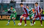 29 April 2024; Aaron McNally of Drogheda United during the SSE Airtricity Men's Premier Division match between Shamrock Rovers and Drogheda United at Tallaght Stadium in Dublin. Photo by Stephen McCarthy/Sportsfile
