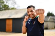 30 April 2024; Boxer Kelyn Cassidy poses for a portrait during a Team Ireland press briefing at OFI Offices at Sport Ireland Campus in Dublin. Photo by Ben McShane/Sportsfile