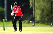 1 May 2024; PJ Moor of Munster Reds during the Cricket Ireland Inter-Provincial Trophy match between Leinster Lightning and Munster Reds at Pembroke Cricket Club in Dublin. Photo by Tyler Miller/Sportsfile