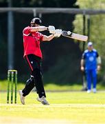 1 May 2024; Mike Frost of Munster Reds during the Cricket Ireland Inter-Provincial Trophy match between Leinster Lightning and Munster Reds at Pembroke Cricket Club in Dublin. Photo by Tyler Miller/Sportsfile