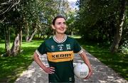 1 May 2024; Cáit Lynch of Kerry poses for a portrait at the official AIG & LGFA Partnership Launch for the 2024 season at Iveagh Gardens in Dublin. Attendees at the announcement included Jess Tobin of Dublin, Saoirse Lally of Mayo, Cáit Lynch of Kerry, Blaithin Mackin of Armagh, Aoibhín Cleary of Meath. Photo by Piaras Ó Mídheach/Sportsfile