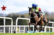 1 May 2024; Redemption Day, with Jodie Townend up, on their way to winning the Race and Stay At Punchestown Champion INH Flat Race during day two of the Punchestown Festival at Punchestown Racecourse in Kildare. Photo by Seb Daly/Sportsfile
