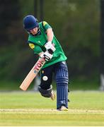1 May 2024; Kian Hilton of North West Warriors during the Cricket Ireland Inter-Provincial Trophy match between Northern Knights and North West Warriors at Pembroke Cricket Club in Dublin. Photo by Tyler Miller/Sportsfile