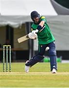 1 May 2024; Jared Wilson of North West Warriors during the Cricket Ireland Inter-Provincial Trophy match between Northern Knights and North West Warriors at Pembroke Cricket Club in Dublin. Photo by Tyler Miller/Sportsfile