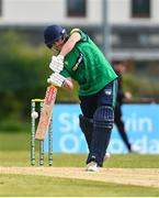 1 May 2024; Liam Doherty of North West Warriors during the Cricket Ireland Inter-Provincial Trophy match between Northern Knights and North West Warriors at Pembroke Cricket Club in Dublin. Photo by Tyler Miller/Sportsfile