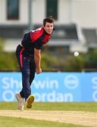 1 May 2024; Tom Mayes of Northern Knights during the Cricket Ireland Inter-Provincial Trophy match between Northern Knights and North West Warriors at Pembroke Cricket Club in Dublin. Photo by Tyler Miller/Sportsfile
