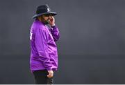 1 May 2024; Umpire Mohammed Waseem during the Cricket Ireland Inter-Provincial Trophy match between Northern Knights and North West Warriors at Pembroke Cricket Club in Dublin. Photo by Tyler Miller/Sportsfile