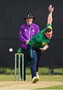 1 May 2024; Graham Hume of North West Warriors during the Cricket Ireland Inter-Provincial Trophy match between Northern Knights and North West Warriors at Pembroke Cricket Club in Dublin. Photo by Tyler Miller/Sportsfile