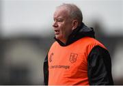 28 April 2024; Limerick manager Joe Quaid during the Munster Senior Camogie Championship quarter-final match between Limerick and Waterford at TUS Gaelic Grounds in Limerick. Photo by Tom Beary/Sportsfile
