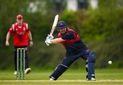 2 May 2024; Paul Stirling of Northern Knights bats during the Cricket Ireland Inter-Provincial Trophy match between Munster Reds and Northern Knights at Pembroke Cricket Club in Dublin. Photo by Harry Murphy/Sportsfile