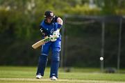 2 May 2024; Lorcan Tucker of Leinster Lightning bats during the Cricket Ireland Inter-Provincial Trophy match between Leinster Lightning and North West Warriors at Pembroke Cricket Club in Dublin. Photo by Harry Murphy/Sportsfile