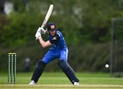 2 May 2024; Harry Tector of Leinster Lightning bats during the Cricket Ireland Inter-Provincial Trophy match between Leinster Lightning and North West Warriors at Pembroke Cricket Club in Dublin. Photo by Harry Murphy/Sportsfile