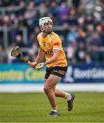 27 April 2024; Seaan Elliott of Antrim during the Leinster GAA Hurling Senior Championship Round 2 match between Antrim and Wexford at Corrigan Park in Belfast. Photo by Sam Barnes/Sportsfile