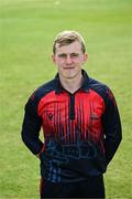 2 May 2024; Cade Carmichael of Northern Knights poses for a portrait after the Cricket Ireland Inter-Provincial Trophy match between Munster Reds and Northern Knights at Pembroke Cricket Club in Dublin. Photo by Harry Murphy/Sportsfile