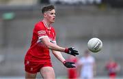 1 May 2024; Ruairi Forbes of Derry during the EirGrid Ulster GAA U20 Football Championship Final match between Derry and Tyrone at the Box-It Athletic Grounds in Armagh. Photo by Ben McShane/Sportsfile