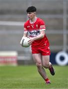 1 May 2024; Conleth McGrogan of Derry during the EirGrid Ulster GAA U20 Football Championship Final match between Derry and Tyrone at the Box-It Athletic Grounds in Armagh. Photo by Ben McShane/Sportsfile