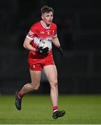 1 May 2024; Ruairi Forbes of Derry during the EirGrid Ulster GAA U20 Football Championship Final match between Derry and Tyrone at the Box-It Athletic Grounds in Armagh. Photo by Ben McShane/Sportsfile