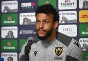 3 May 2024; Northampton Saints Courtney Lawes during a Northampton Saints media conference at Croke Park in Dublin. Photo by Harry Murphy/Sportsfile