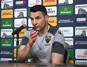 3 May 2024; Northampton Saints director of rugby Phil Dowson during a Northampton Saints media conference at Croke Park in Dublin. Photo by Harry Murphy/Sportsfile
