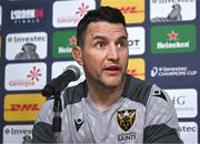 3 May 2024; Northampton Saints director of rugby Phil Dowson during a Northampton Saints media conference at Croke Park in Dublin. Photo by Harry Murphy/Sportsfile