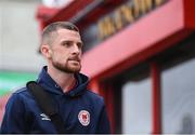 3 May 2024; Aaron Bolger of St Patrick's Athletic arrives before the SSE Airtricity Men's Premier Division match between St Patrick's Athletic and Drogheda United at Richmond Park in Dublin. Photo by Shauna Clinton/Sportsfile