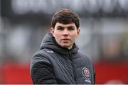 3 May 2024; James Clarke of Bohemians before the SSE Airtricity Men's Premier Division match between Bohemians and Shamrock Rovers at Dalymount Park in Dublin. Photo by Stephen McCarthy/Sportsfile