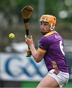 27 April 2024; Damien Reck of Wexford during the Leinster GAA Hurling Senior Championship Round 2 match between Antrim and Wexford at Corrigan Park in Belfast. Photo by Sam Barnes/Sportsfile