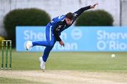 3 May 2024;  Fionn Hand of Leinster Lightning during the Cricket Ireland Inter-Provincial Trophy match between Leinster Lightning  and Northern Knights at Pembroke Cricket Club in Dublin. Photo by Piaras Ó Mídheach/Sportsfile