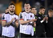 3 May 2024; Zak Bradshaw of Dundalk after the SSE Airtricity Men's Premier Division match between Dundalk and Shelbourne at Oriel Park in Dundalk, Louth. Photo by Ben McShane/Sportsfile