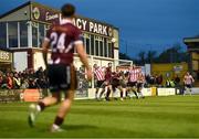 3 May 2024; A general view of action during the SSE Airtricity Men's Premier Division match between Galway United and Derry City at Eamonn Deacy Park in Galway. Photo by Tom Beary/Sportsfile