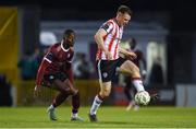 3 May 2024; Cameron McJannet of Derry City during the SSE Airtricity Men's Premier Division match between Galway United and Derry City at Eamonn Deacy Park in Galway. Photo by Tom Beary/Sportsfile