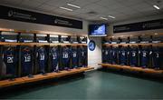 4 May 2024; A general view inside the Leinster dressing room before during the Investec Champions Cup semi-final match between Leinster and Northampton Saints at Croke Park in Dublin. Photo by Harry Murphy/Sportsfile