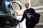 4 May 2024; Leinster head coach Leo Cullen arrives before the Investec Champions Cup semi-final match between Leinster and Northampton Saints at Croke Park in Dublin. Photo by Harry Murphy/Sportsfile