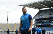 4 May 2024; Leinster captain Caelan Doris before the Investec Champions Cup semi-final match between Leinster and Northampton Saints at Croke Park in Dublin. Photo by Harry Murphy/Sportsfile