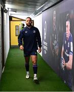 4 May 2024; Jamison Gibson-Park of Leinster walks out to warm-up before the Investec Champions Cup semi-final match between Leinster and Northampton Saints at Croke Park in Dublin. Photo by Harry Murphy/Sportsfile